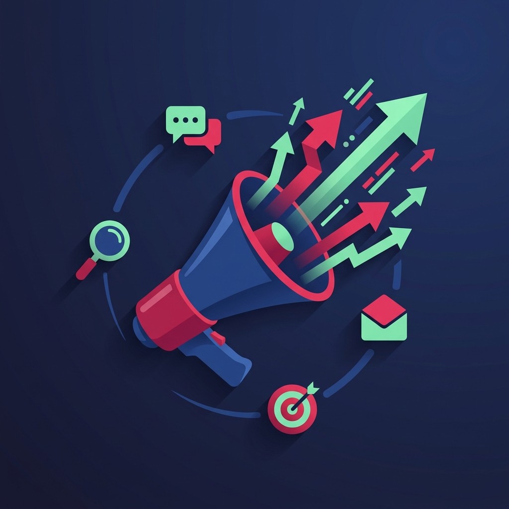 Digital Marketing — illustration by Team Knocknock