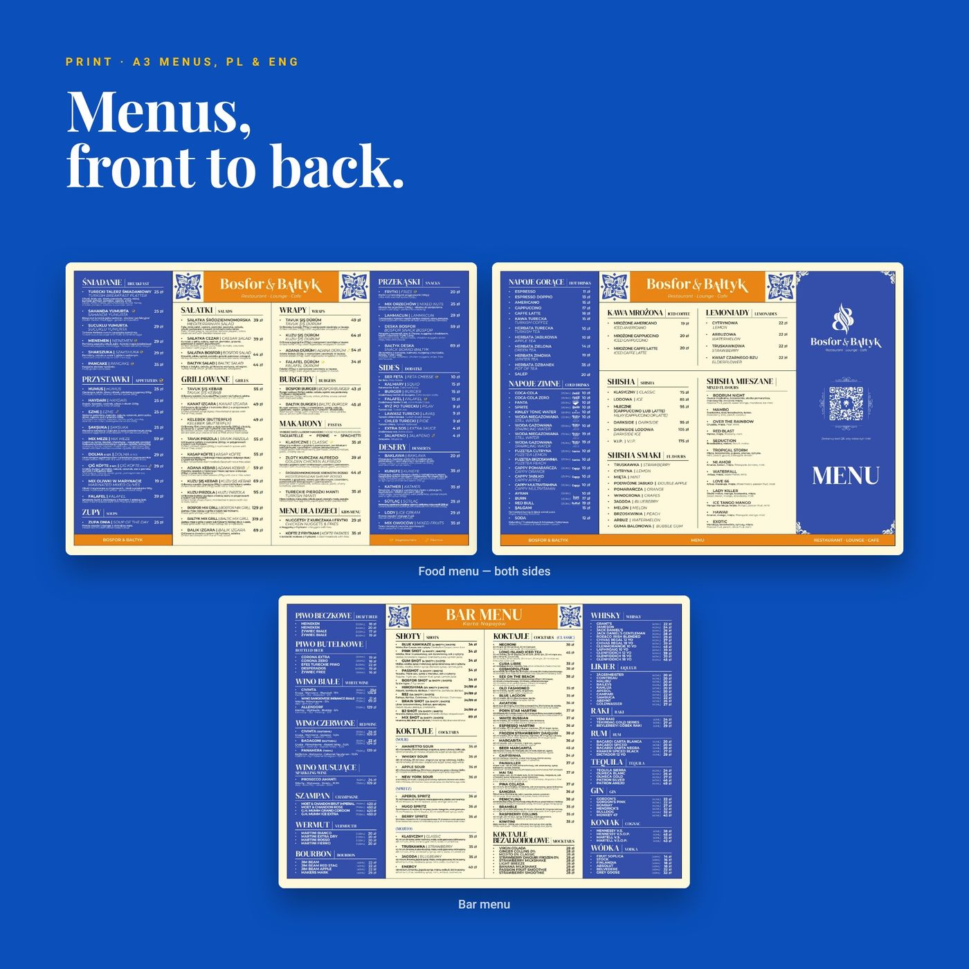 Menu od okładki do okładki