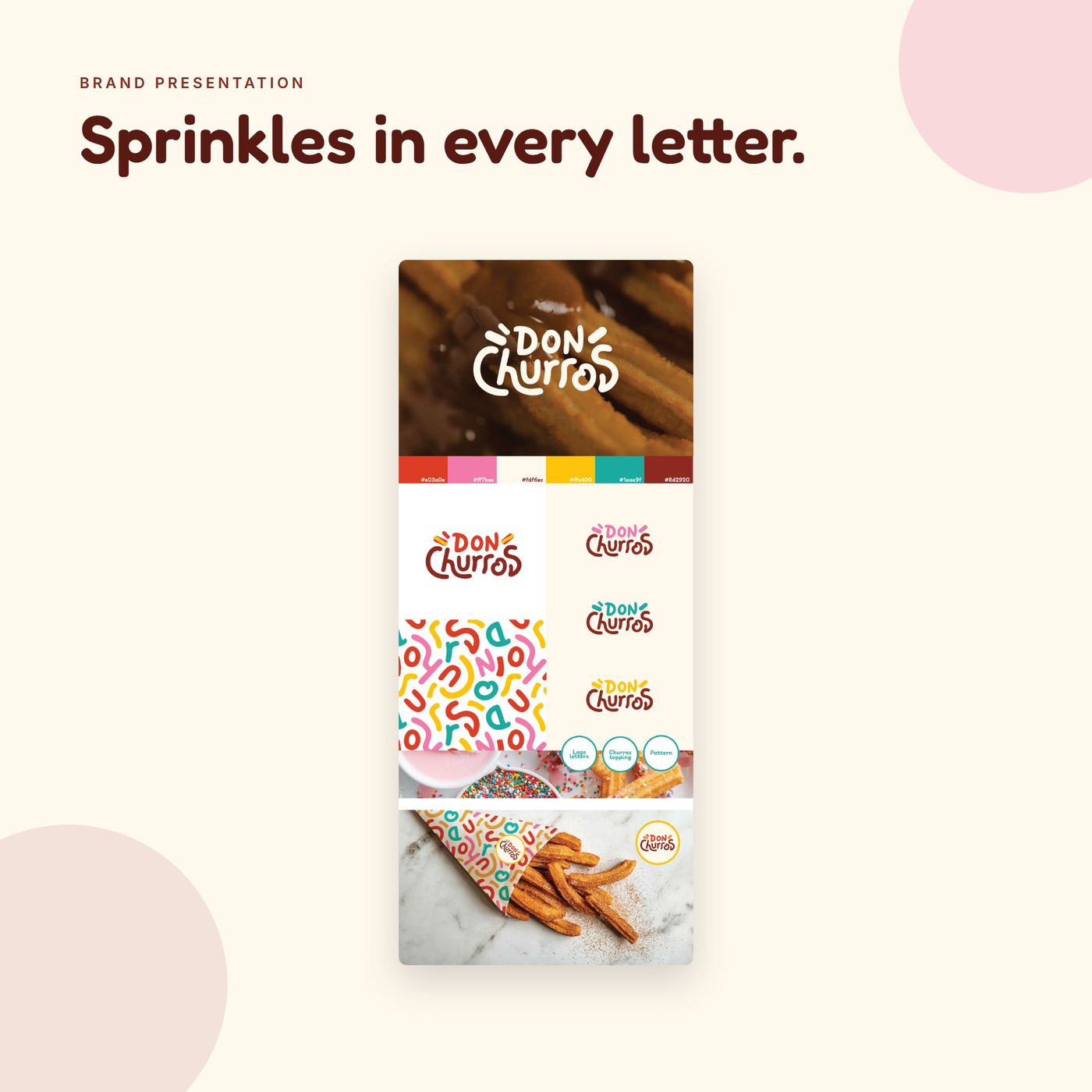 Sprinkles in every letter