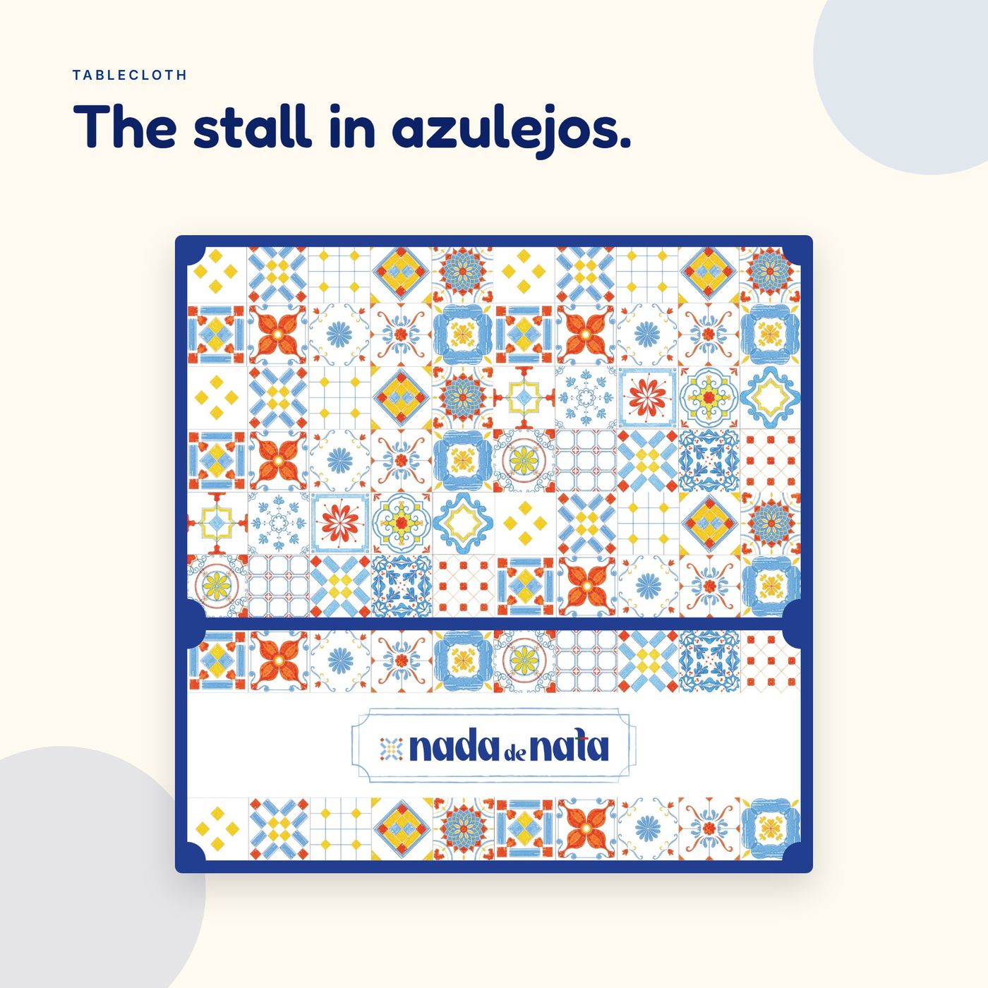 The stall in azulejos
